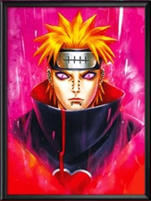 Naruto, Obito Uchiha and Jiraiya 3D Anime Poster