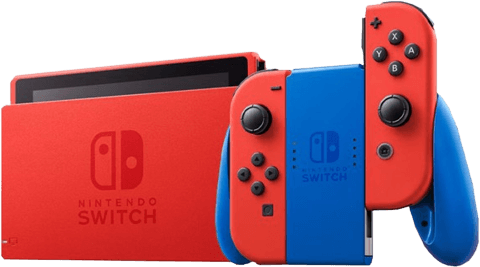 Nintendo Switch Console - Mario Red and Blue Edition V2