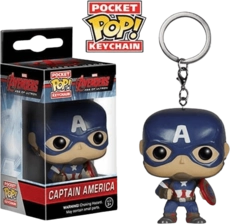 Pocket Funko Pop Keychain! Marvel: Avengers 2 - Captain America