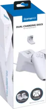 GameWill Dual Charging Dock for PS5 DualSense Wireless Controllers - White  for sale in Emirates from Games2all
