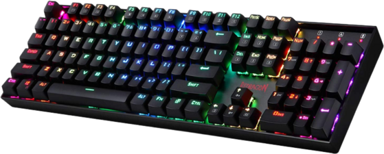 Redragon Wired K551 RGB Mechanical Gaming Keyboard with Cherry MX Blue Switches