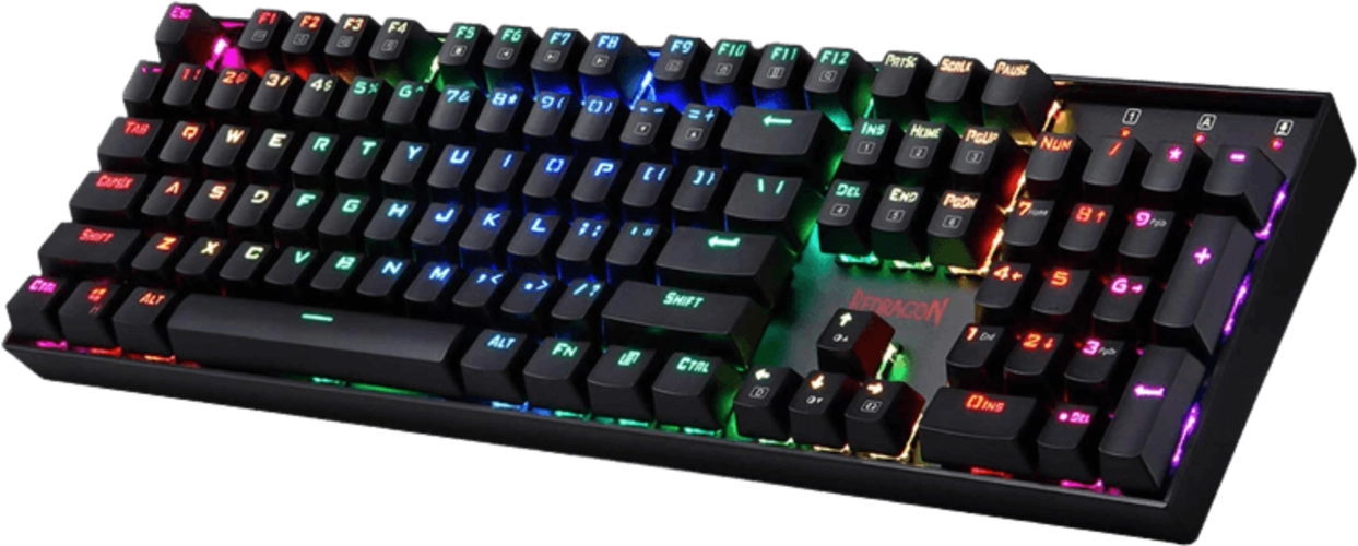 لوحة مفاتيح الألعاب الميكانيكية Redragon السلكية K551 RGB مع سويتش Cherry MX Blue