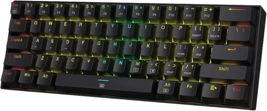 Redragon K630 Dragonborn 60% Wired RGB Gaming Keyboard with Linear Red Switches  for sale in Emirates from Games2all