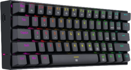 Redragon K630 Dragonborn 60% Wired RGB Gaming Keyboard with Linear Red Switches  for sale in Emirates from Games2all