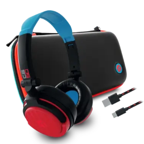 4Gamers Premium Travel Case for Nintendo Switch - Gaming Headphone