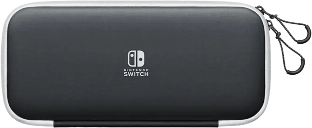 Nintendo Switch (OLED Model) BLACK Carrying Case & Screen Protector 
