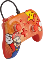 Power A Enhanced Wired Mario Vintage Controller for Nintendo Switch