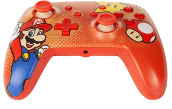 Power A Enhanced Wired Mario Vintage Controller for Nintendo Switch