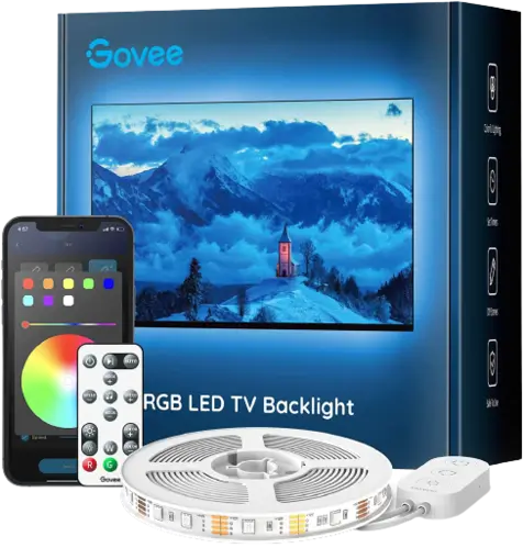 إضاءة RGB LED خلفية لأجهزة التلفزيون بتحكم عن بعد 