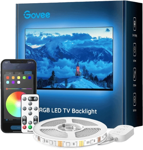 إضاءة RGB LED خلفية لأجهزة التلفزيون بتحكم عن بعد 