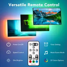 Govee Backlight RGB LED TV with Remote (3m)