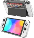 Dobe Protective Case for Switch OLED Model with Game Card Storage