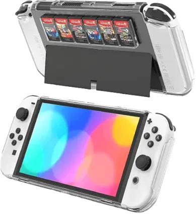 Dobe Protective Case for Switch OLED Model with Game Card Storage