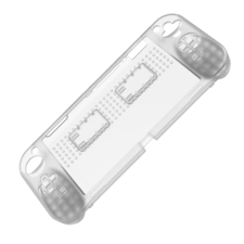 Silicone Clear Protective Cover With Grip + Card Slot for NSW OLED - Transparent  -  for sale in Emirates from Games2all