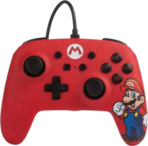 PowerA Enhanced Wired Controller for Nintendo Switch - Mario 