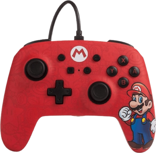 PowerA Enhanced Wired Controller for Nintendo Switch - Mario 