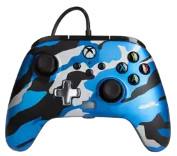 PowerA Enhanced Wired Controller for Xbox - Camouflage Metallic Blue (37752)