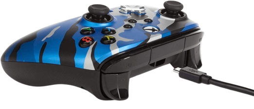 PowerA Enhanced Wired Controller for Xbox - Camouflage Metallic Blue  for sale in Emirates from Games2all