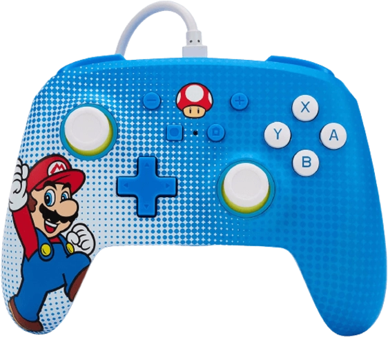 PowerA Enhanced Wired Controller for Nintendo Switch - Mario Pop