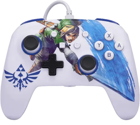 PowerA Enhanced Zelda Wired Controller for Nintendo Switch - Master Sword Attack