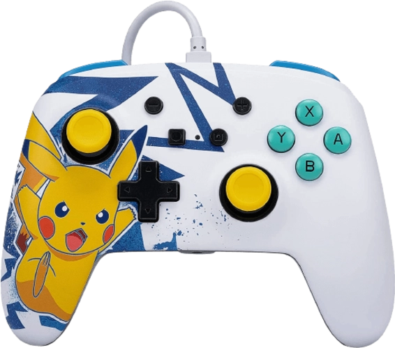 PowerA Enhanced Wired Controller for Nintendo Switch - Pikachu High Voltage