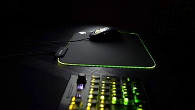 ROCCAT Sense Aimo RGB LED Gaming Mouse pad