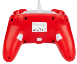 PowerA Enhanced Wired Controller for Nintendo Switch - Mario Red & White