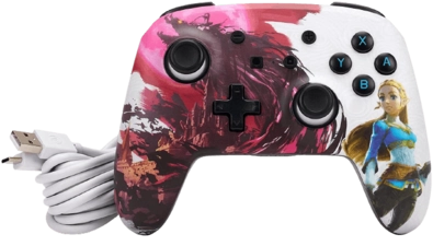 PowerA Enhanced Wireless Controller for Nintendo Switch - Blood Moon Zelda  for sale in Emirates from Games2all