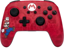 PowerA Enhanced Wireless Controller for Nintendo Switch - Here We Go Mario (38089)