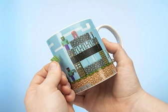 Paladone Minecraft Build a Level Mug Cup