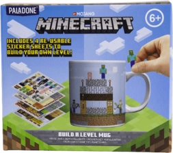 Paladone Minecraft Build a Level Mug Cup