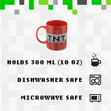 Paladone Minecraft Mug and Socks (TNT and Creeper Design)