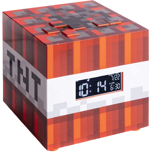 منبه شكل وصوت ديناميت ماين كرافت Minecraft TNT  للبيع في ألإمارات من خلال Games2all