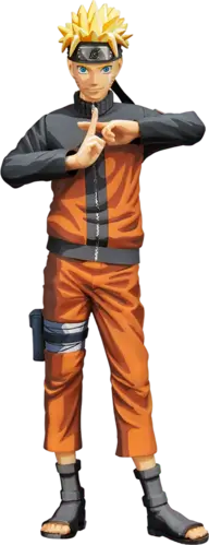 Banpresto Bandai Naruto Shippuden -Naruto Action Figure (Manga Dimensions) 