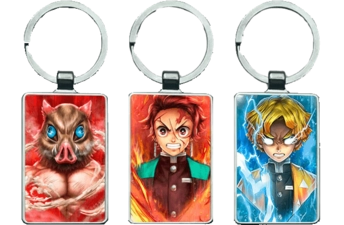 Demon Slayer V2 3D Keychain \ Medal  for sale in Emirates from Games2all
