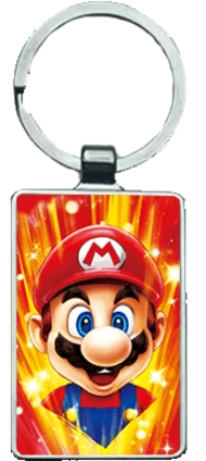 Mario, Sonic and Crash 3D Keychain \ Medal (K045)