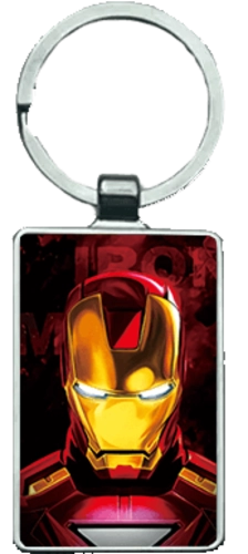 Iron man 3D Keychain \ Medal