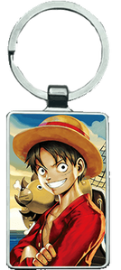 One Piece ( Portgas D. Ace, Sabo and Monkey D. Luffy) Keychain \ Medal (K056)