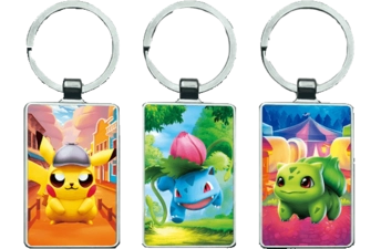 Pokemon 3D Color Keychain \ Medal