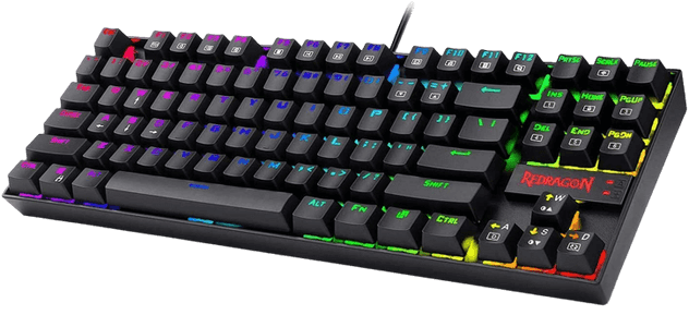 Redragon K552- RGB Kumara Mechanical Gaming Keyboard - Blue Clicky Switches