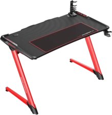 DXRacer E-Sports Gaming Desk - Black / Red (39030)