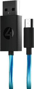 4Gamers Light Up Charging Cable 3m for PS4