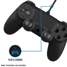 4Gamers  Play & Charge Cable Twin Pack 3m - PS4