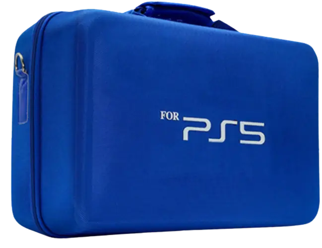 حقيبة حافظة خاصة لبلاي ستيشن 5 - زرقاء