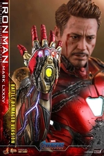 Sideshow Collectibles HT Avengers: Endgame - Damaged Iron Man Action Figure