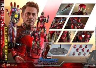 Sideshow Collectibles HT Avengers: Endgame - Damaged Iron Man Action Figure