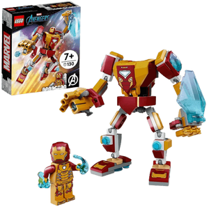 LEGO Marvel Iron Man Mech Armor Collectible Mech & Minifigure -130 Pieces (76203)