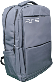 BackPack Bag for PS5 Game Console Storage - Gray