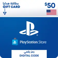 PSN PlayStation Store Gift Card $50 (USA) (39598)