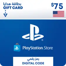 PSN PlayStation Store Gift Card $75 (USA) (39600)